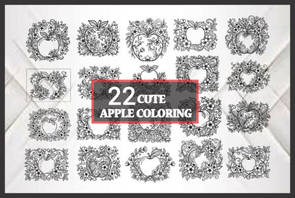 22 Cute Apple Coloring Pages: A Creative Resource for Artists and Enthusiasts