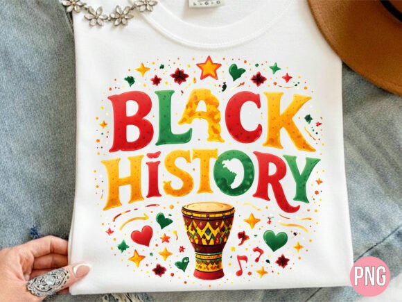 Black History African Drum PNG