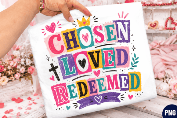 Chosen Loved PNG T-shirt Design