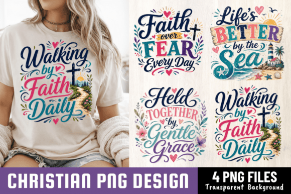 Christian Faith PNG T-shirt Bundle