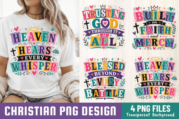 Christian PNG Bundle & Faith Quotes PNG: A Practical Resource for Print-on-Demand and Creative Projects