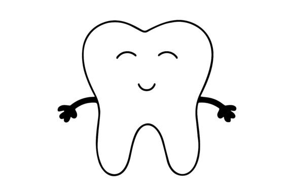 Exploring the Versatility of Cheerful Tooth Character Vector Design