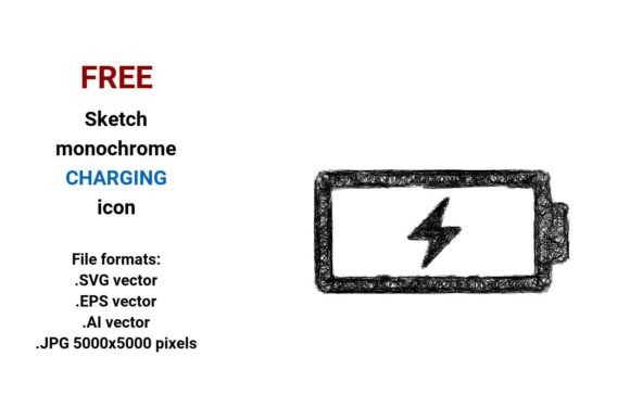 FREE Sketch Charging Icon: A Versatile Tool for Designers and Creators