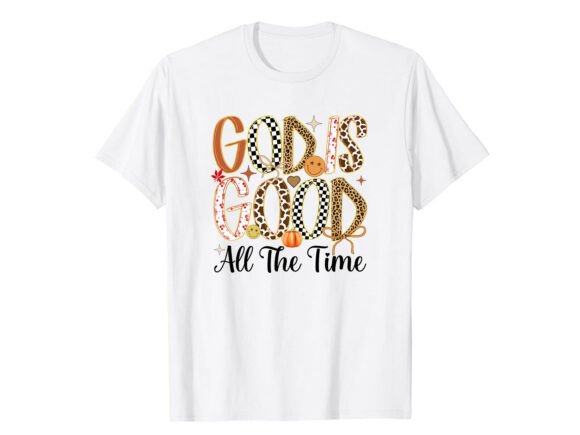 God Is Good Retro Fall T-Shirt