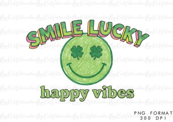 Lucky Smile Quote Hand-drawn PNG