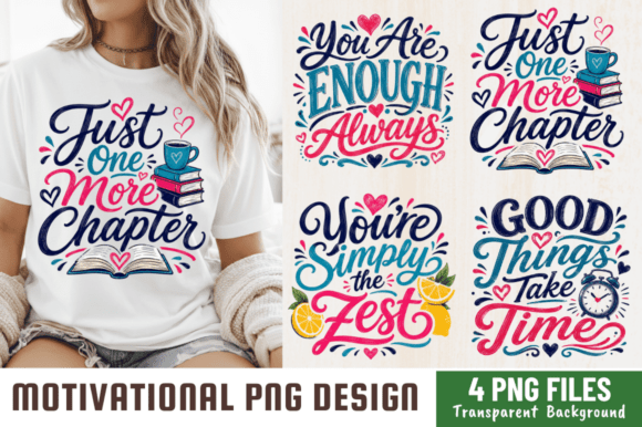 Motivational PNG Tshirt Design Bundle