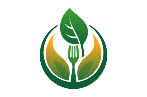 Organic Food Logo Icon SVG