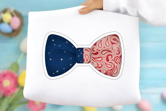 Patriotic Bow Tie Free PNG