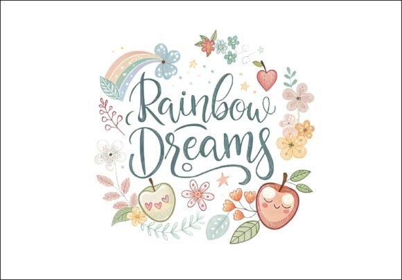 Rainbow Dreams Teacher PNG – A Versatile Design Asset for Creative Projects