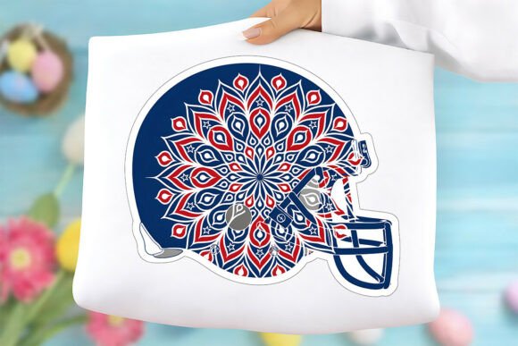 Red White Blue Helmet Free PNG