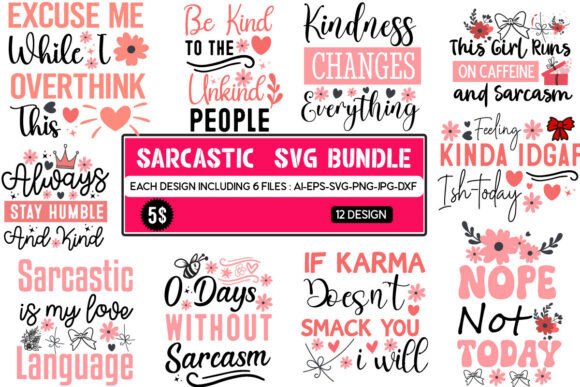 Sarcastic Bundle, Sarcastic SVG, Sarcastic: Your Go-To Digital Toolkit for Witty, Ready-to-Use Design