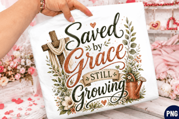Saved Grace PNG T-shirt Design