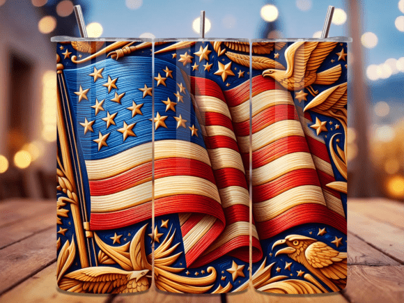 USA Flag Eagle Patriotic Tumbler Wrap: A Practical Solution for Loyal Americans