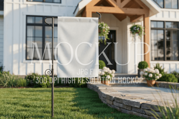 Valentine’s Garden Flag Mockup: A Strategic Tool for Modern Design Presentation